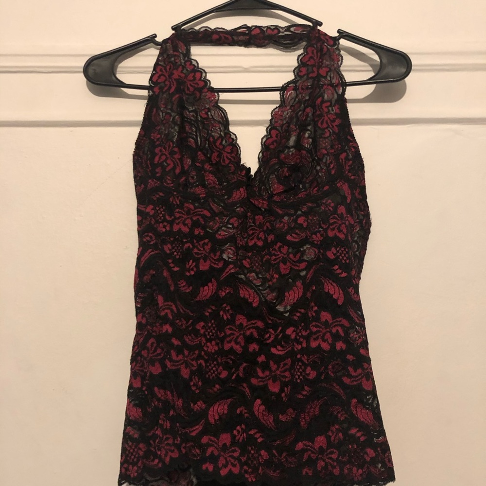 Torrid lace halter top